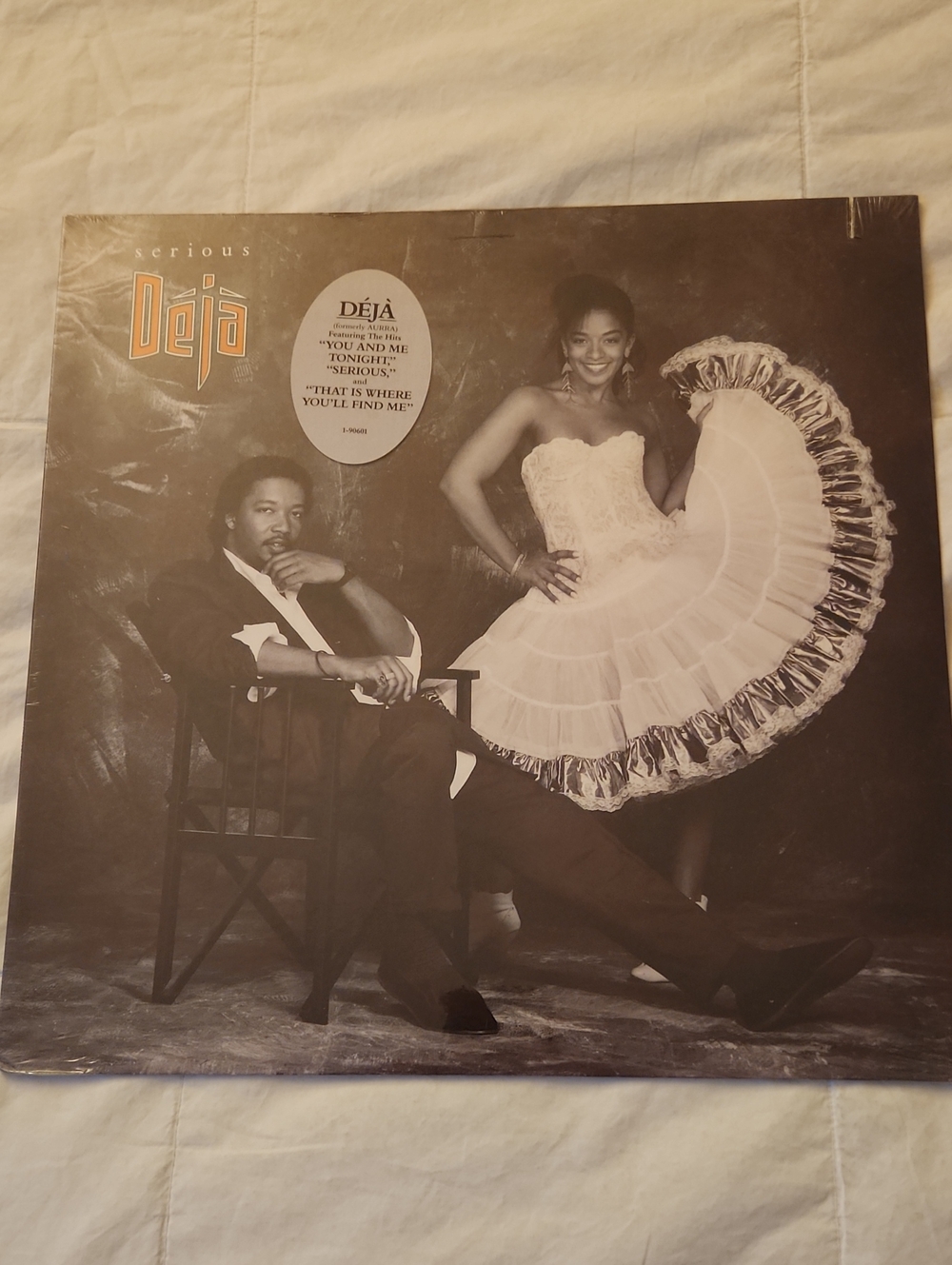 DEJA -- SEALED!!! "Serious" Vinyl Record - Black & White RARE GEM EX